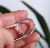 Engraved Face Heart-Shaped Crystal Pendant Manufacturer