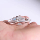 Engraved Face Pendant Necklace Crystal Stone Carving