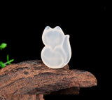 Natural Jade Fox Necklace for Women