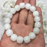Natural Jade Geometric Beads Bracelet for Men and Women