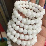 Natural Jade Geometric Beads Bracelet for Men and Women