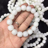 Natural Jade Geometric Beads Bracelet for Men and Women