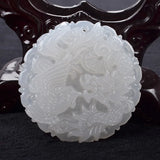 Jade Dragon Phoenix Pendant Jewelry Couple Accessory