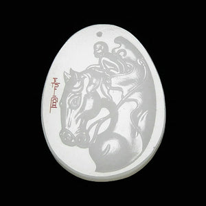 Natural Jade Pendant for Men and Women - Bring Your Own Luck