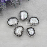 Irregular Shape Natural Pearl Jewelry Set - 23g Total Weight