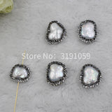 Irregular Shape Natural Pearl Jewelry Set - 23g Total Weight