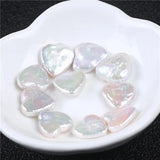 Natural Heart Shape Freshwater Pearls Beads