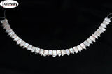 11*13mm Natural Rectangle Freshwater Pearl Beads 15inches DIY Jewelry Making