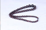 Natural Garnet Crystal Necklace for Women