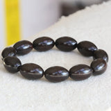 Wood Bracelet Olive-Shaped Beads Natural Jewelry Lucky Neutral