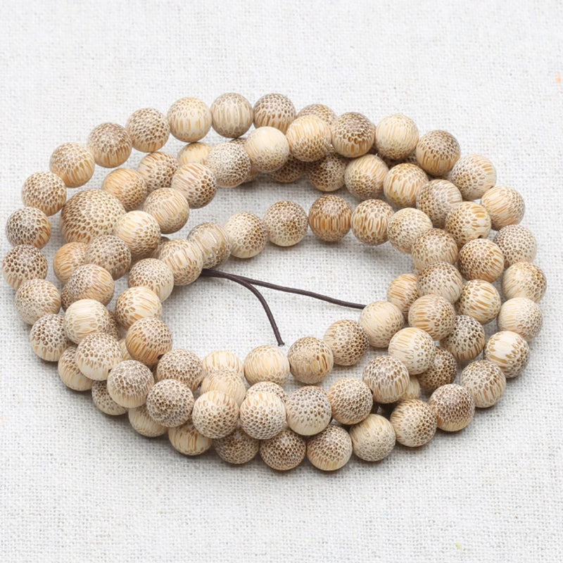 Natural Wood Bamboo Knot 99 Beads Islamic Muslim Rosary