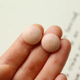 Wooden Semicircular Earring Patch DIY Jewelry Accessories Materials