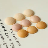 Wooden Semicircular Earring Patch DIY Jewelry Accessories Materials
