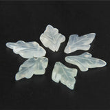 Natural Xiuyu Jade Snowflake Petal DIY Bracelets Necklace Jade Accessories Beads