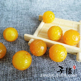 Yellow Agate Beads DIY Bracelet Women Jadeite Jade Jewelry 10pcs/lot