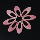 30mm Pink Mabe Pearl Pendant Freshwater Pearls