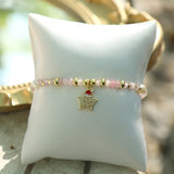 Zircon Enamel Smile Face Bracelet Wedding Party Jewelry