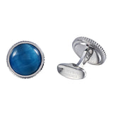 Opal Stone Stainless Steel Tuxedo Cufflinks
