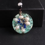 Metatron Cubes Nature Crystal Necklace Healing Chakra Orgone Pendant