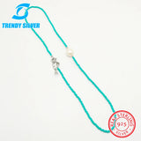 Nature Pearl Choker Necklace Freshwater Pearl Charm