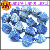 Rough Citrine Rose Quartz Crystal Lapis Lazuli Amethyst Strand