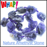 Rough Citrine Rose Quartz Crystal Lapis Lazuli Amethyst Strand