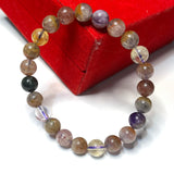 Auralite-23 Nature Stone Bracelet 8mm Women's Jewelry