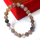 Auralite-23 Nature Stone Bracelet 8mm Women's Jewelry