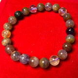 Auralite-23 Nature Stone Bracelet 8mm Women's Jewelry