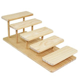 Wooden Sunglasses Jewelry Organizer Box Storage Tray Display Stand