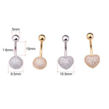Sexy Stainless Steel Umbilical Nail Body Piercing Jewelry