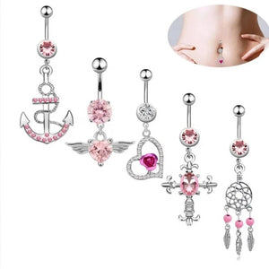 Dream Catcher Belly Button Ring Stainless Steel Belly Piercing