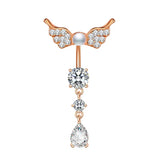Crystal Belly Button Ring Body Piercing Jewelry