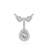 Crystal Belly Button Ring Body Piercing Jewelry