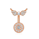 Crystal Belly Button Ring Body Piercing Jewelry