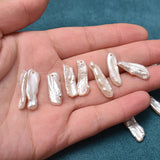 Natural Baroque Strip Freshwater Pearl Beads DIY Materials