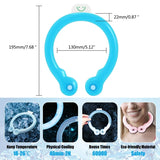Neck Cooling Tube - Wearable Cooling Neck Wraps for Summer Heat