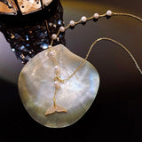 Necker Pearl Necklace Women's Summer Asymmetrical Collar