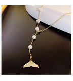 Necker Pearl Necklace Women's Summer Asymmetrical Collar