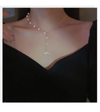 Necker Pearl Necklace Women's Summer Asymmetrical Collar