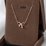 925 Silver Women's Neck Chain Pendant Plated Butterfly