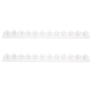 Acrylic Wall Mounted Jewelry Organizer Rack Hanger