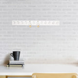Acrylic Wall Mounted Jewelry Organizer Rack Hanger