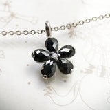 925 Silver Necklace Petals Flower Romantic Jewelry Gift Women