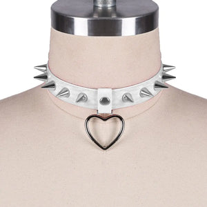 Body Harness Women Sword Belt Lingerie Gothic Heart Metal Chain Rivet
