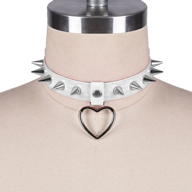 Body Harness Women Sword Belt Lingerie Gothic Heart Metal Chain Rivet