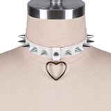 Body Harness Women Sword Belt Lingerie Gothic Heart Metal Chain Rivet
