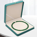 Necklace Box Storage Holder PU Leather for Pearl Necklace