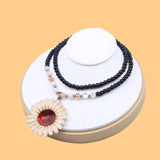 Wood Necklace Bust Display for Jewelry