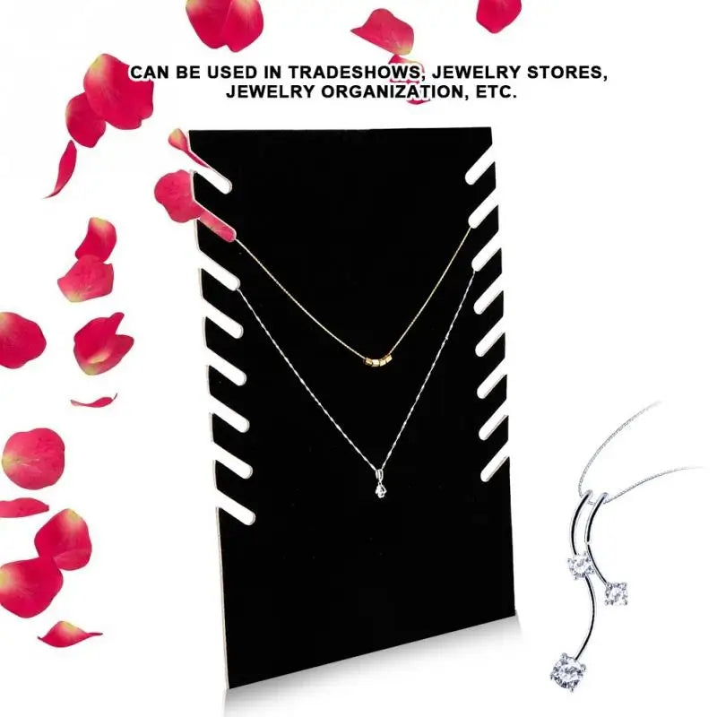 Velvet Necklace Bracelet Display Stand